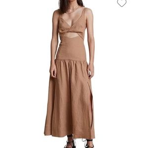Bec and Bridge, Alamos Midi Dress, Camel, M